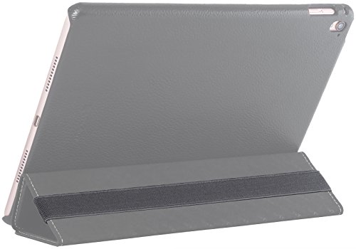 StilGut Pencil-Halter für Apple iPad Pro 9.7″ und iPad Pro 10.5″ aus echtem Leder (V2 verbesserte Variante) mit Lightning Adapter-Fach & Lasche. Stift-Halterung zur sicheren Aufbewahrung des Apple Pens, Schwarz - 9
