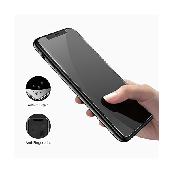 NEW'C 2 Unidades, Protector de Pantalla para iPhone 11 Pro y iPhone X y iPhone XS, Antiarañazos, Antihuellas, Sin… - Image 5
