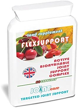 Glucosamine with MSM, Turmeric, Rosehip, Nettle, Sour Cherry. Improved Absorption Formula. 60 capsules