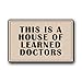 Produktbild khgkhgfkgfk Popular Simple This is A House of Learned Doctors Doormats Non Slip Durable Machine-Washable Home Indoors/Outdoors Doormat Mats