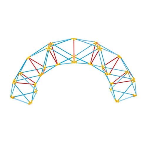 Preisvergleich Produktbild Unbekannt Hape Flexistix Bausatz Geodätische Strukturen, 177 Teile