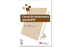 REGISTRE.FR Registre - Carnet de maintenance spécial BTP - M007