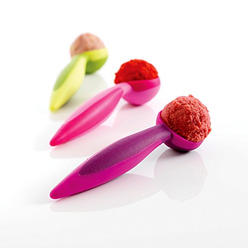 Mastrad F47005 Eisportionierer, Silikon, violett, 4 x 20 x 5 cm - 2