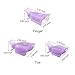Teenitor 20 Pieces Toenail Nail Art Soak Off Clip Cap 10 Pcs Reusable Toe Nail UV Gel Polish Remover Clip and 10 Pcs Finger Nail Remover Wraps Tool Purple