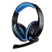 Produktbild Eastlion Professional USB PC Gaming Stereo Headset mit Lautstärkeregler Blau