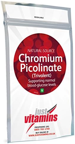 Just Vitamins Chromium Picolinate 200mcg 180 Capsules