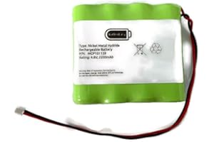 BATTEREASY ADT MCP101139 4.8V Battery Pack - Solar LED Flashing Siren Alarm Dummy Bell Box