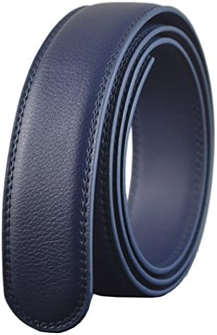 QISHI YUHUA Fashion Real Leather Belt Slider Buckle Belt / 3.5cm Width / Multiple Colour / All Sizes (ZPPD-DS-009-130)
