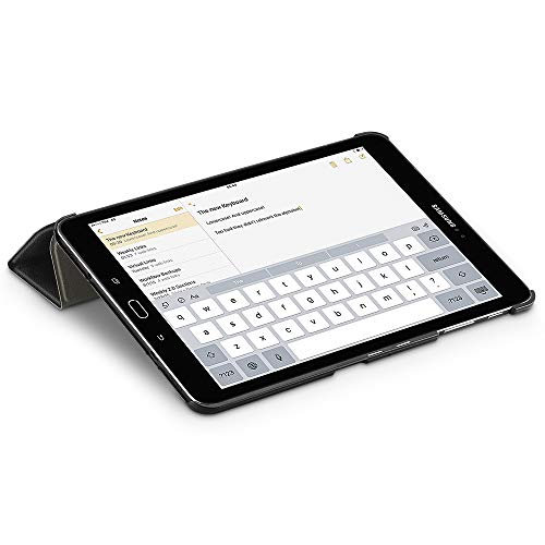 EasyAcc Funda Cuero por Samsung Galaxy Tab S2 9 7 Ultra Delgada Elegante - Negro