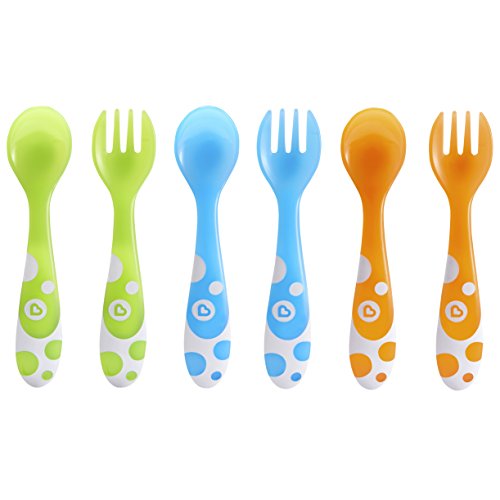 Preisvergleich Produktbild Munchkin 6 Piece Fork and Spoon Set