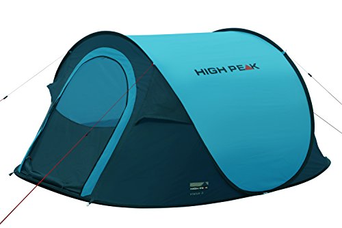 High Peak Pop Up Zelt Vision 3, Blau/Dunkelgrau, 10122 - 