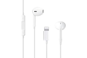 UCGOU For iPhone Headphones,In-ear Earphones Wired Stereo Sound Headphones with Volume Control and Microphone,Noise earphone Cancellation Compatible with iPhone 11/11 Pro/12/12 Pro/13/SE/XR/XS/X/8/7 Plus/7