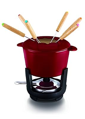 Beka 16303734 Service à Fondue, Fonte, Rouge, 15 cm