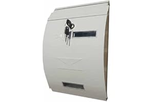 VE.CA.S.R.L. VE.CA-ITALY CASSETTA POSTALE MADE IN ITALY PORTA RIVISTE 100% IMPERMEABILE 34X22X7,5 CM BIANCA