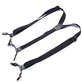 CORREAS AJUSTABLES Y TERRESTRES: los tirantes tienen un cinturón de alta calidad con gran elasticidad, por lo que puede usar esto a diario sin molestias. Las correas son fáciles de ajustar, lo que hace que una talla se ajuste a todas.