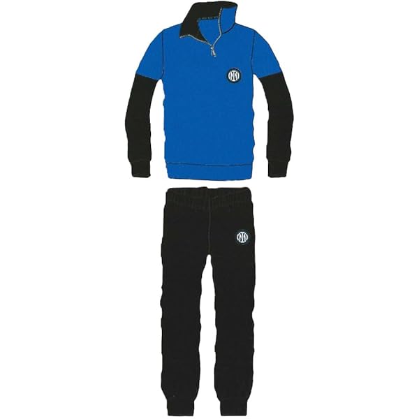 Pigiama In Pile Juventus Unisex - Set Maglia E Pantalone, Taglie S-2XL - Foto 6