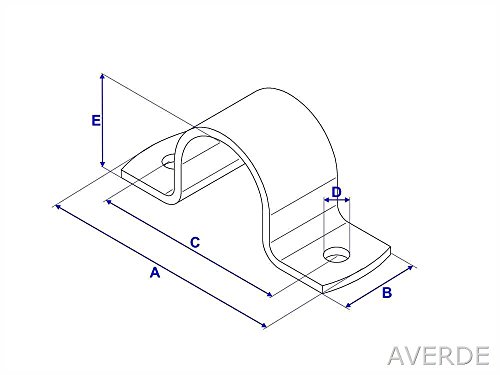 Vollschelle, 2 1/2" (76,1 mm)