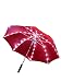 Produktbild grau.zone Led Regenschirm Sternenhimmel Rot mit eingearbeiteter Taschenlampe