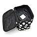 Japace® High Premium Fashion Design Multifuctional Womens Ladies Girls Cute Polka Dots Pattern Double Layer Dual Zipper Cosmetic Bag Toiletry Bag Makeup Bag Hand Case Bag Tool Storage -Style 1