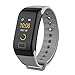 Produktbild Fuibo Smartwatch, F1 Farbe Fitness Blutdruck Sauerstoff Pulsmesser Smart Watch Armband Intelligente Armbanduhr Sport Fitness Tracker Armband (Grau)