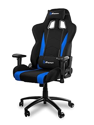 Arozzi Inizio Fauteuil Gamer, Tissu, Bleu, 53 x 47 x 133 cm
