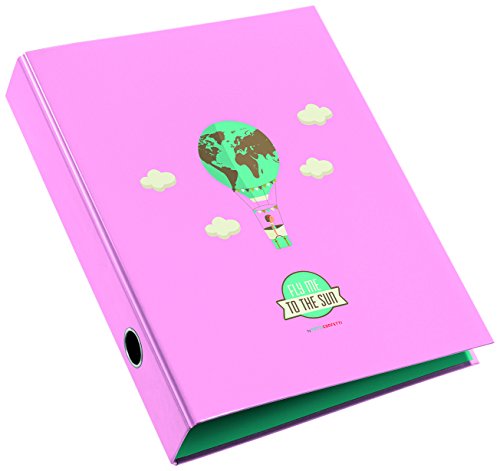 Tutticonfetti 14598 - Archivador  4 anillas 40 mm fly