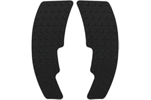 QUATTROERRE Non-slip Side Tank Protection Motorcycle Race Grip Evo, Black, Set of 2