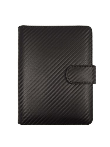 G-HUB® – Amazon KINDLE TOUCH & KINDLE PAPERWHITE Schutzhülle / Fall / Tasche / Hülle / Folio / Tablethülle in SCHWARZ KOHLENSTOFFFASER STIL – Passend für Amazon Kindle Touch & ALLEN Modellen der Kindle Paperwhite (inkl. gesetzl. Original 2012 Modell / Neu 2013 Version auch) - 2