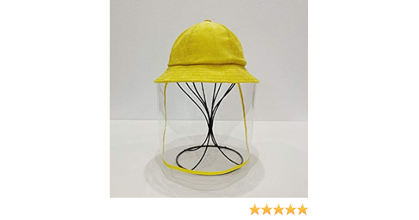 Szl Berretto Anti-Virus con Coperchio Protettivo Trasparente per Cappello  da Bambino Adulto Bambino Giallo : Amazon.it: Abbigliamento