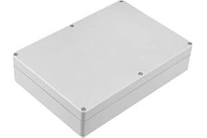 Outdoor Project Box,Saim ABS Plastic Waterproof Electronic Project DIY Junction Box Enclosure Case 263 x 182 x 60mm