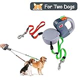 360 ° tangle free: Die Hundeleine kann auf 3 Meter. Die Hunde können beide laufen oder 1 läuft,der andere ist auf Stopp, alles kein Problem. Das beste ist, das sich die Leinen nicht verwickeln können, da sich das obere Gelenk mit dreht und sozusagen der Richtung des Hundes folgt.