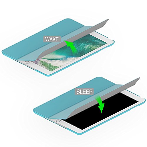 JETech Neu iPad 2017 iPad 9.7 Hülle Case Schutzhülle Tasche für Apple New iPad 2017 mit Leichte Ständer und Auto-Einschlaf/Aufwach (Blau) - 3
