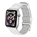 Produktbild Armband für Apple Watch Series 4 40/44mm Band, MuSheng 7 Farben Fitness Weich Silikon Ersatz Uhrenband Sport Armband Schnalle Strap für Apple Watch Series 4 (Weiß, 40 MM)
