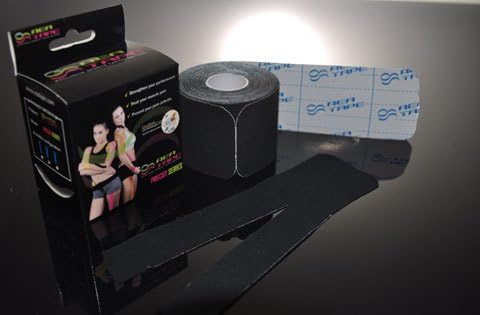 1 roll BLACK REA TAPE PRECUT 'Y' SHAPE Kinesiology Sports Athletic Tape therapeutic taping