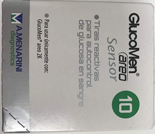 GLUCOMEN AREO SENSOR 10 TIRAS PARA MEDICIÓN DE LA GLUCEMIA