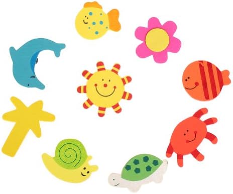 48 Color Education Wooden Magnetic Fun Bright Colorful Imagination Toddler Toy Colors And Shapes Learning Fridge Magnet Fridge Stickers