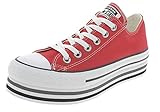 Farbe: Rot Converse Chucks CT AS Platform Layer OX 563972C Rot, Schuhgröße:39