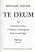 Produktbild TE DEUM - arrangiert für Gemischter Chor - zwei Stimmen - Violine - zwei Stimmen - Trompete - Pauke - Orgel [Noten / Sheetmusic] Komponist: HAYDN MICHAEL