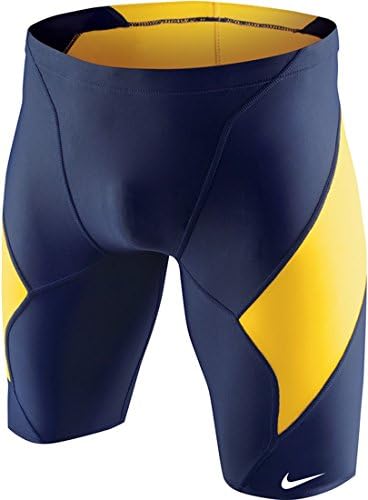 Nike Men's Victory Color Block Swim Jammer 28 Varsity Maize