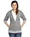 Campus Sutra Women cotton Premium Zipper Hoodie-Grey RS.799.00