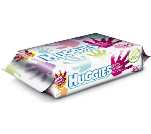 Huggies Everyday Baby with Cucumber Fresh Fragrance Wipes - 1 x 64 Pack