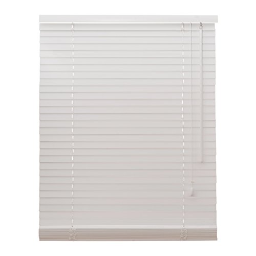 Holzjalousie 35mm weiss / Holz Jalousie Jalousette Echtholz (100×130 (B x H in cm)) - 2