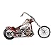 Produktbild Pamer-Toys Motorradmodell aus Blech - im Antik-Vintage-Retro-Style - Größe ca. 27 x 13 x 11 cm (Chopper - Easy Rider)