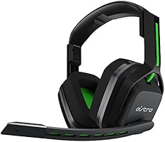 ASTRO Gaming A20 Wireless Headset Compatible With Xbox One, PC, Mac - Grey/Green (939-001561)
