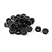 Produktbild 25mm Durchmesser aus schwarzem Kunststoff Kabelrohr Schnappbuchse Schutz Grommet 30Pcs
