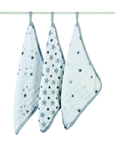 aden + anais Twinkle Washcloth Set (Pack of 3)