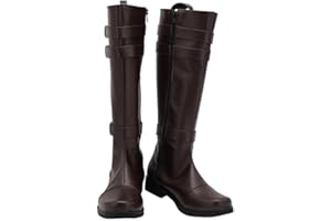 Lixinya Krieger Anime Halloween Karneval Schuhe Cosplay Lange Stiefel Herren