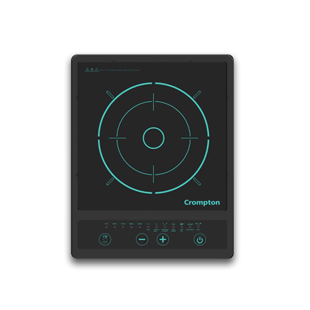 Crompton Instaserve 1500 W Induction Cooktop Review: New Tactile Push Buttons & Overvoltage Shield Protection