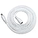 Produktbild Liwinting 2m DC Verlängerungskabel 5.5 mm x 2.1 mm DC Anschlusskabel DC/Gleichstrom Verbinderkabel DC Verteiler Männlich zu Weiblich Verbinder für Netzteil, LED, CCTV-Kamera Power, Auto - Weiß