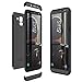 Produktbild CE-Link Samsung Galaxy J6 2018 Hülle Hardcase 3 in 1 Handyhülle 360 Grad Schutz Ultra Dünn Slim Hard Hartschale Grad Full Body Case Cover 3 Teilig Styliche Handytasche Backcover Schutzhülle Anti-Kratzer Elegant Stoßfest Hart PC Bumper - Schwarz
